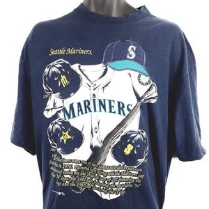 Nutmeg Shirts - Vtg Nutmeg Seattle Mariners Cooperstown T Shirt Nutmeg Shirts - Vtg Nutmeg Seattle Mariners Cooperstown T Shirt